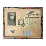 James Mollison (1905-1959) Scottish Pioneer Aviator and husband of Amy Johnson (1903-1941) - ink sig