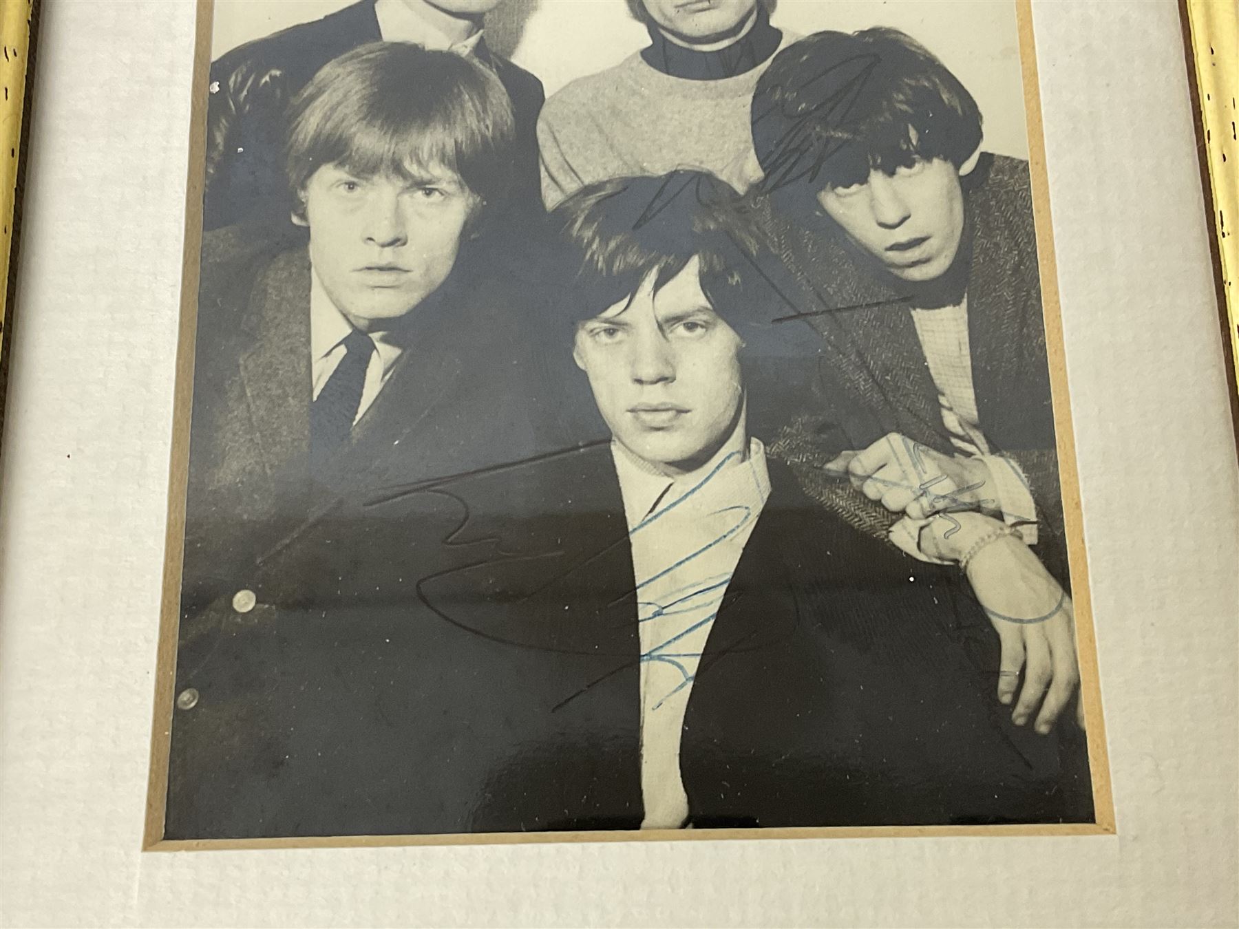1960s autographed photographic postcard of The Rolling Stones showing Mick Jagger - Image 4 of 8