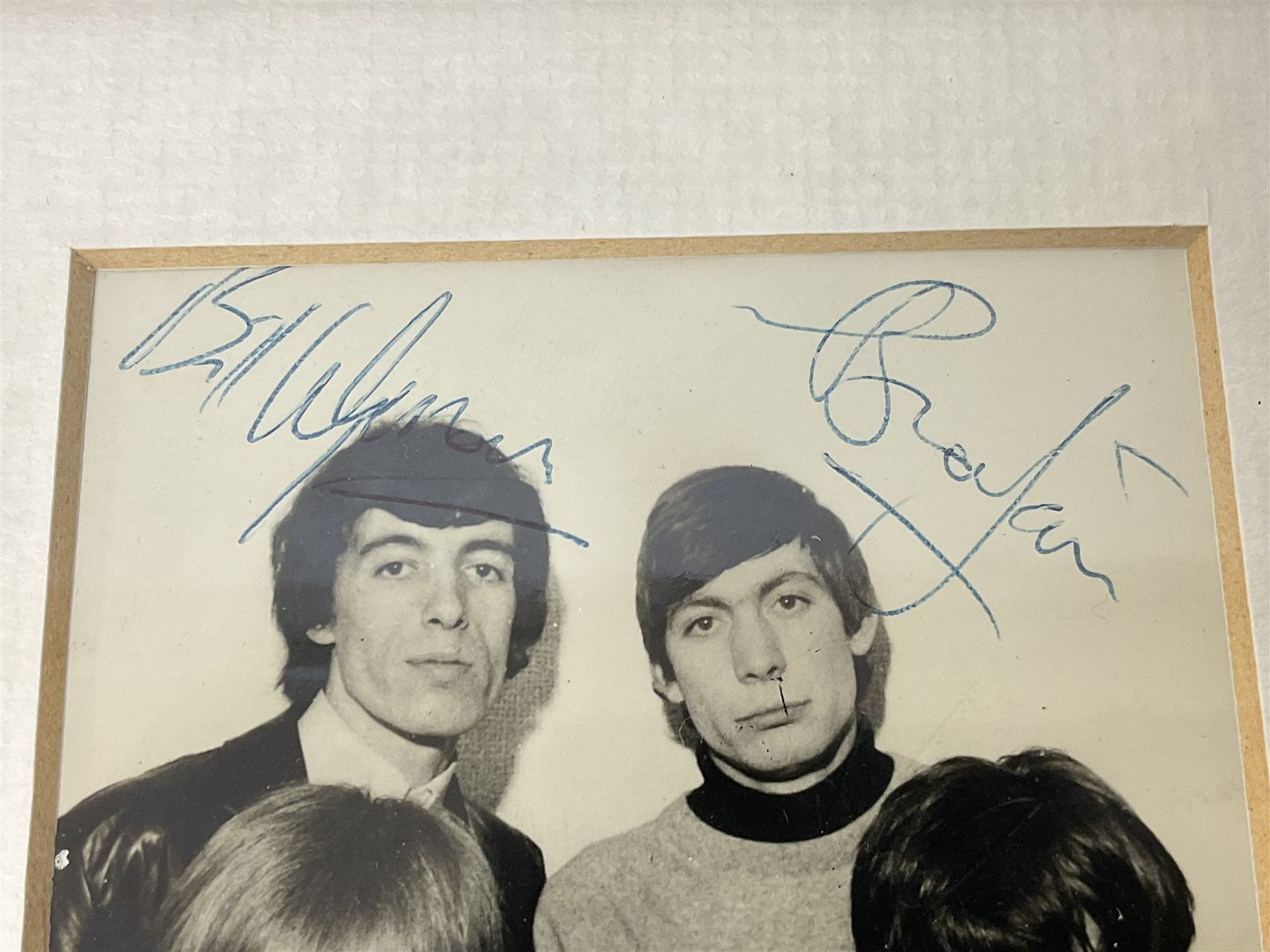 1960s autographed photographic postcard of The Rolling Stones showing Mick Jagger - Image 2 of 8