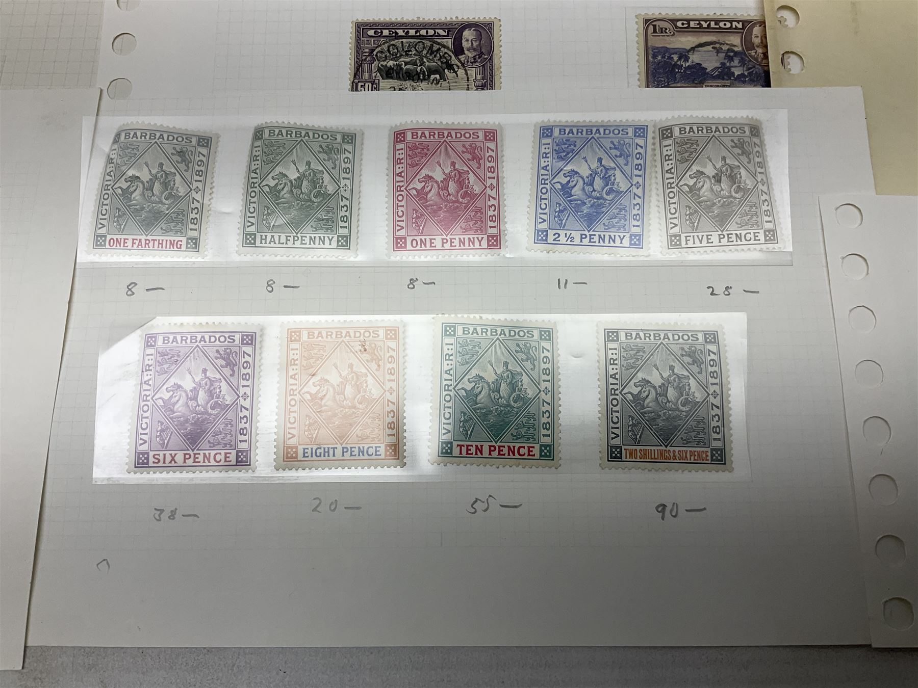 Stamps including Leeward Islands - Image 3 of 23