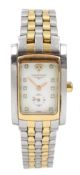 Longines DolceVita ladies stainless steel and gold quartz wristwatch