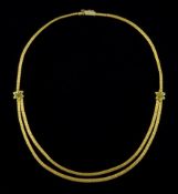 18ct gold link necklace