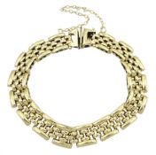 9ct gold link bracelet