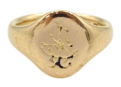 Early 20th century 18ct gold signet ring