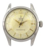 Tudor Oyster Royal gentleman's stainless steel manual wind wristwatch