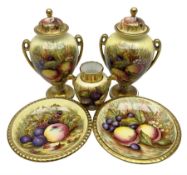 Aynsley Orchard Gold pattern ceramics