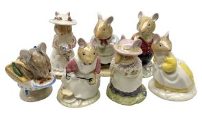 Six Royal Doulton Brambly Hedge figures