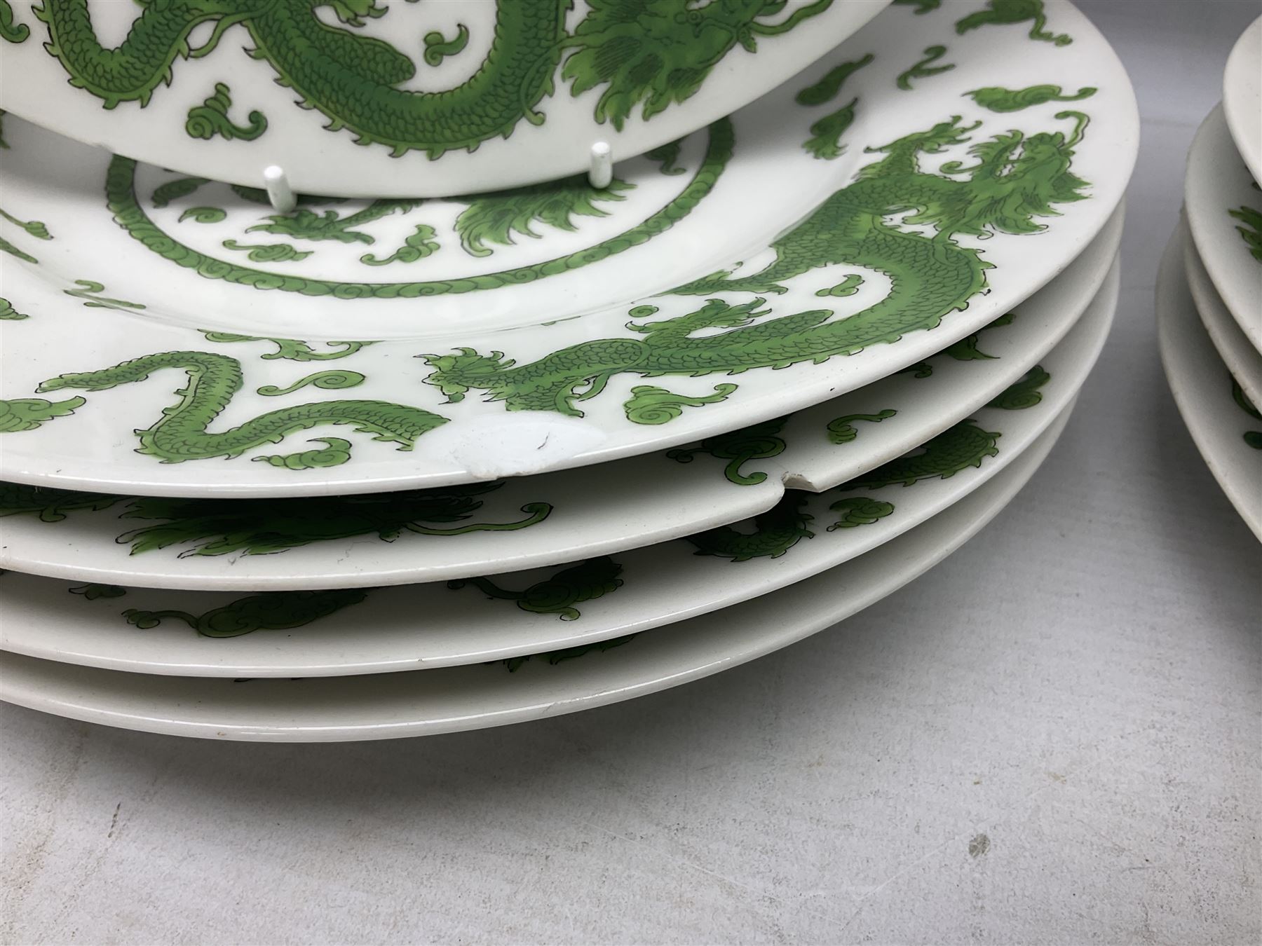 Set of eleven early 20th century Limoges for Green & Abbott of Oxford Street plates - Image 18 of 25