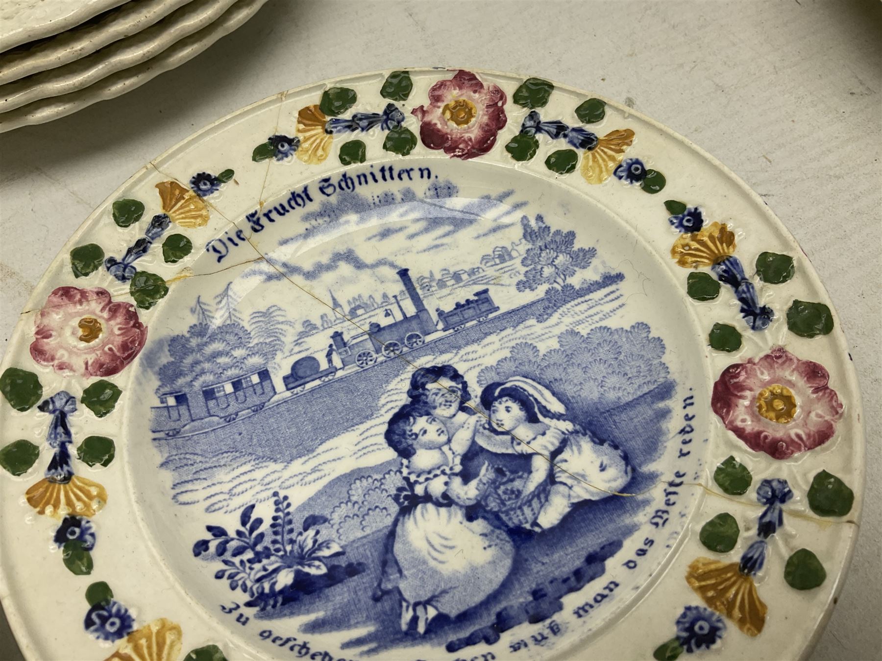 Collection of 19th century William Smith & Co nursery plates - Image 6 of 14