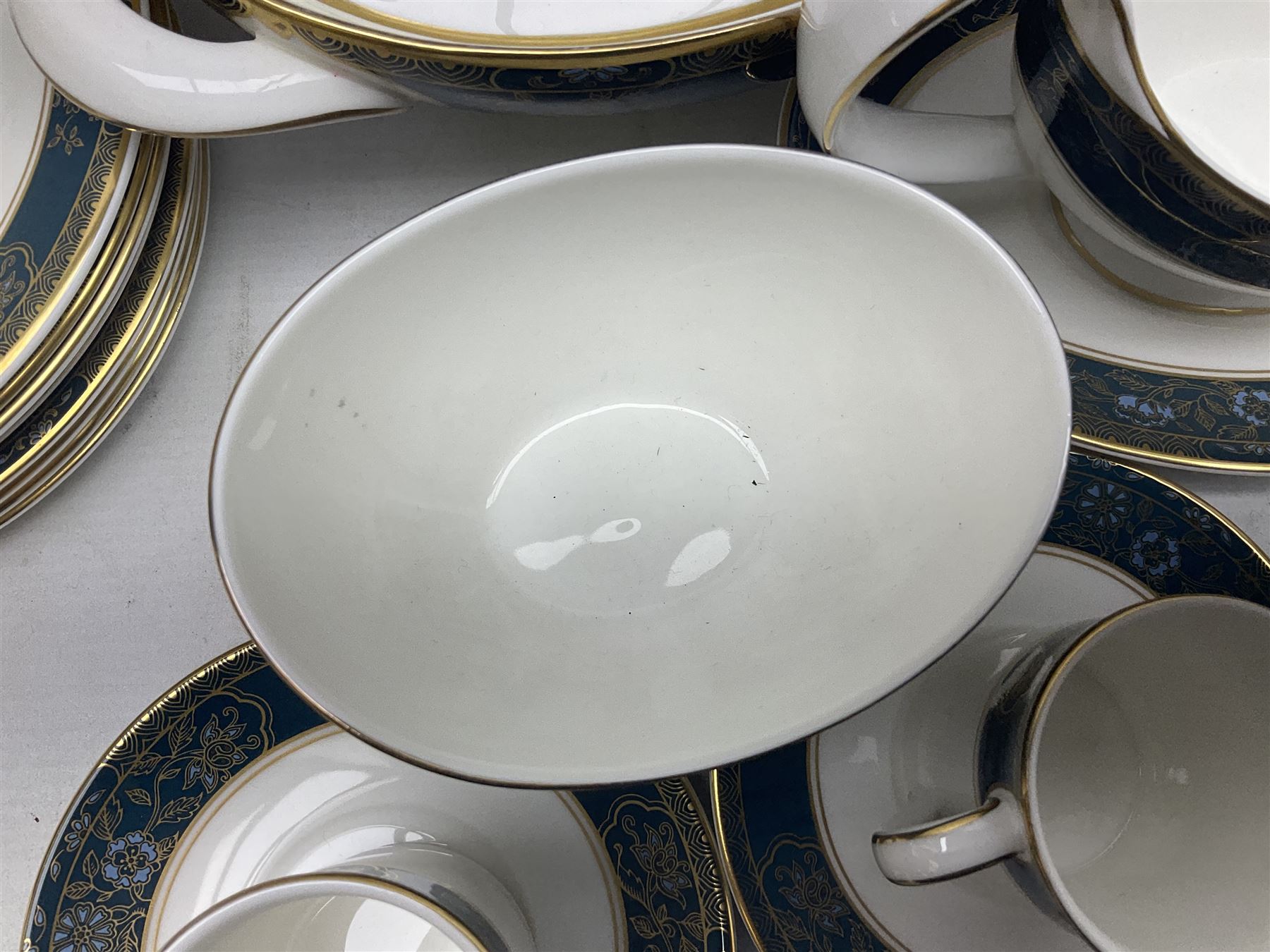 Royal Doulton Carlisle pattern dinner service for eight - Image 3 of 13