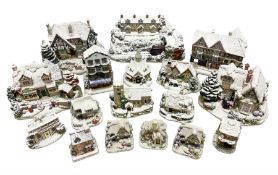 Five Lilliput Lane Illuminated Cottages