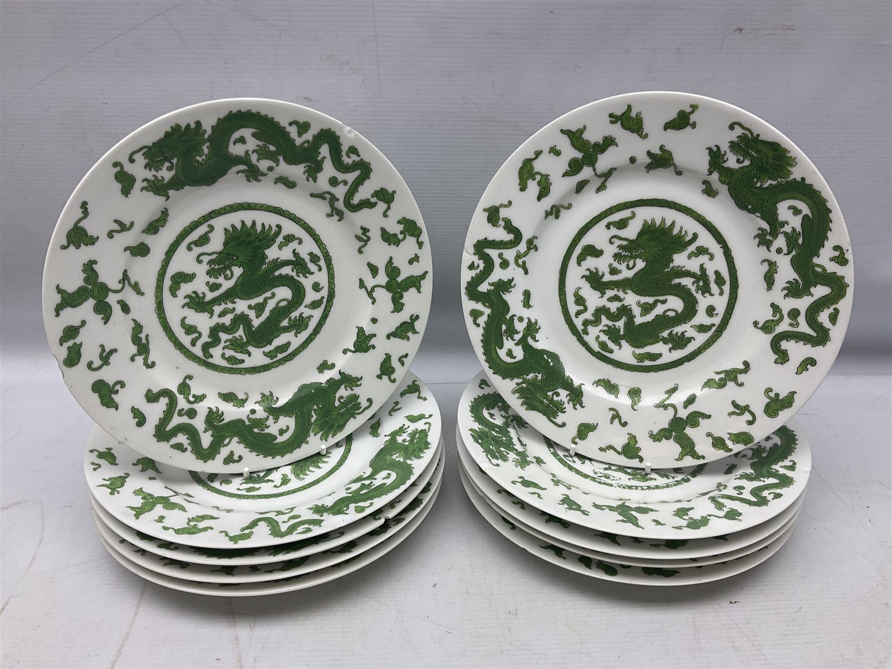 Set of eleven early 20th century Limoges for Green & Abbott of Oxford Street plates - Image 15 of 25