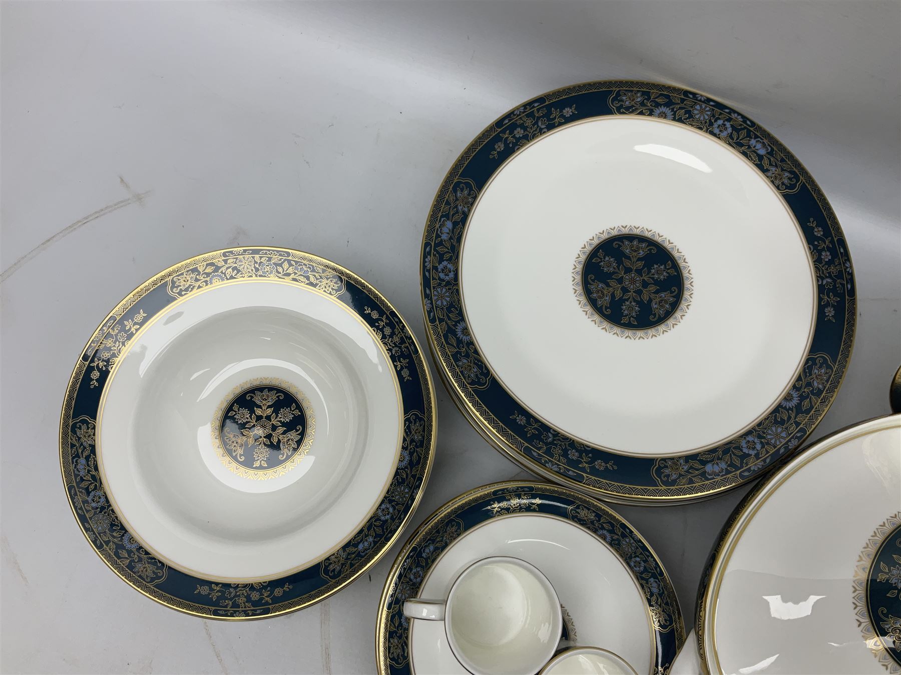 Royal Doulton Carlisle pattern dinner service for eight - Image 11 of 13