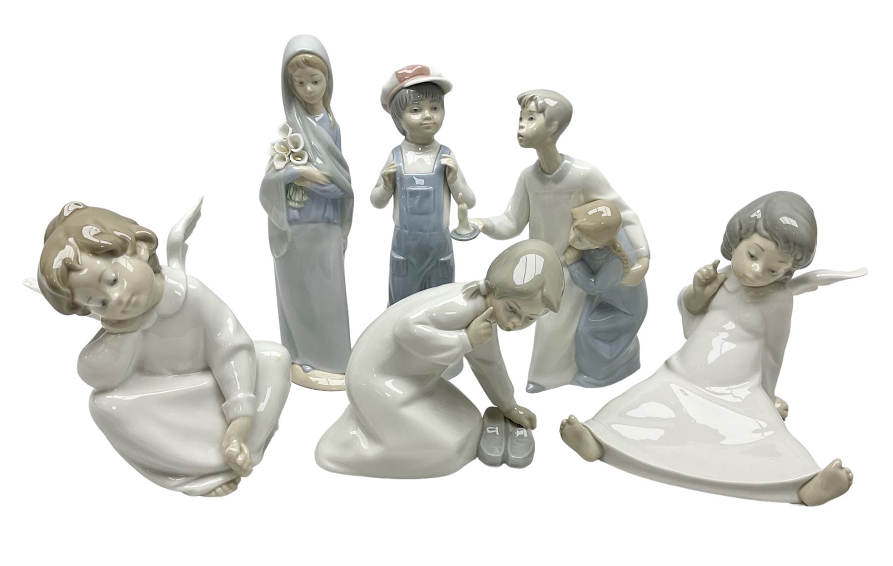 Four Lladro figures