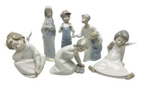 Four Lladro figures