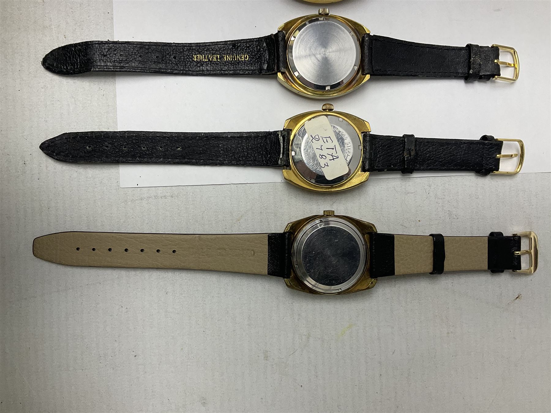 Five automatic wristwatches including Technos Everite Goldshield - Image 10 of 10