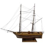 Scratch built model ship