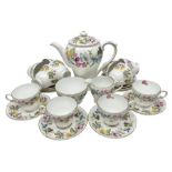 Shelley Spring Bouquet coffee wares