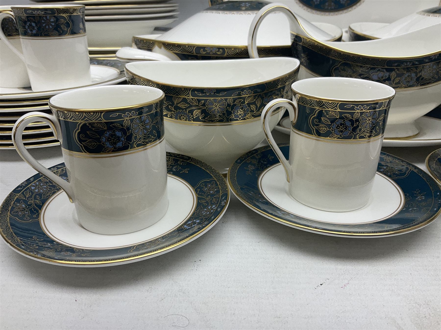 Royal Doulton Carlisle pattern dinner service for eight - Image 2 of 13