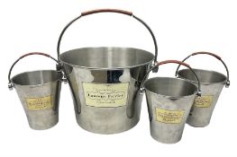 Stainless steel Laurent-Perrier champagne bucket