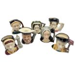 Royal Doulton Henry VIII and his Six Wives Character Jugs