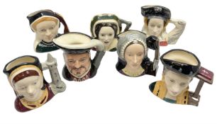 Royal Doulton Henry VIII and his Six Wives Character Jugs