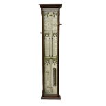 Comitti of London - 20th-century replica mahogany Fitzroy barometer