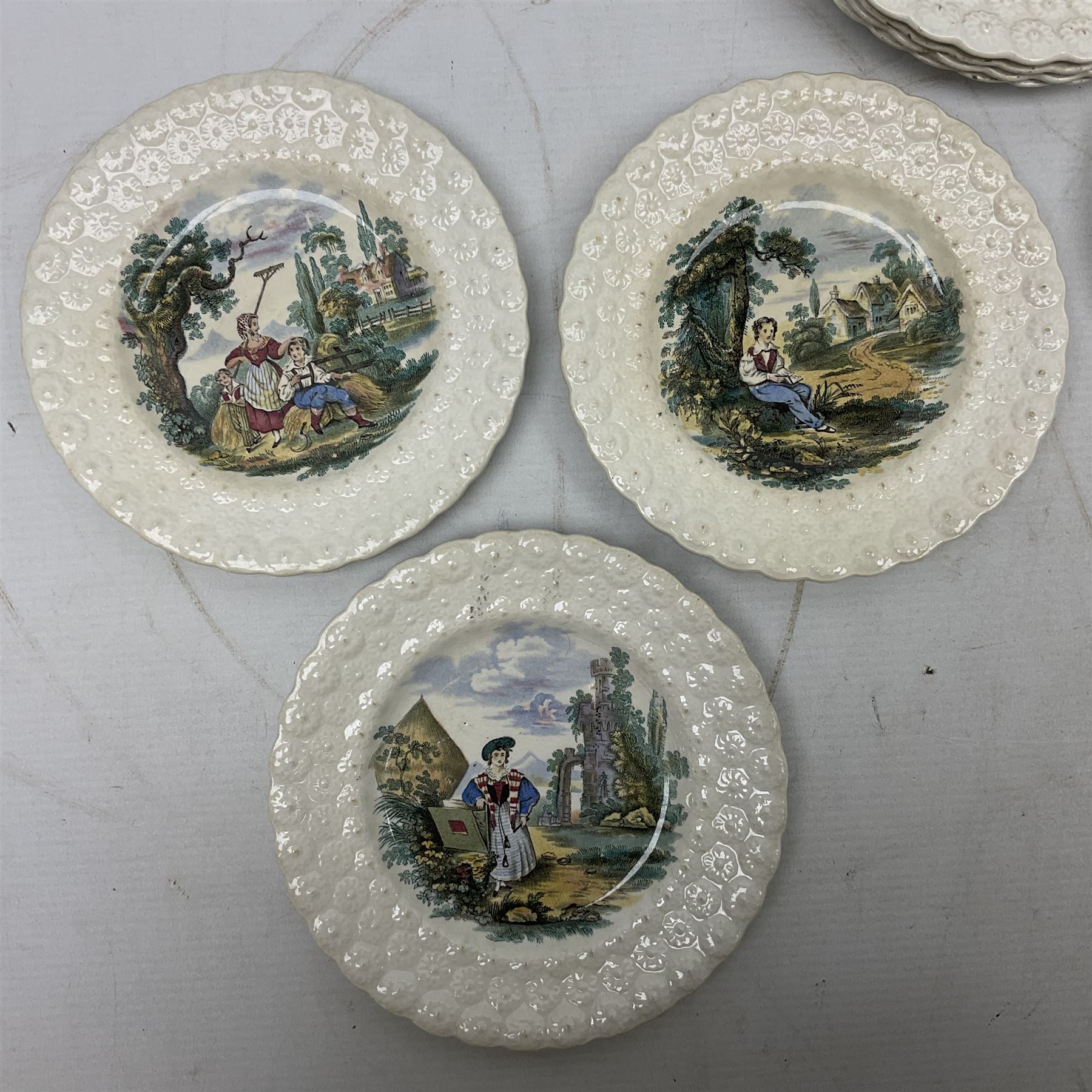 Collection of 19th century William Smith & Co nursery plates - Image 3 of 14