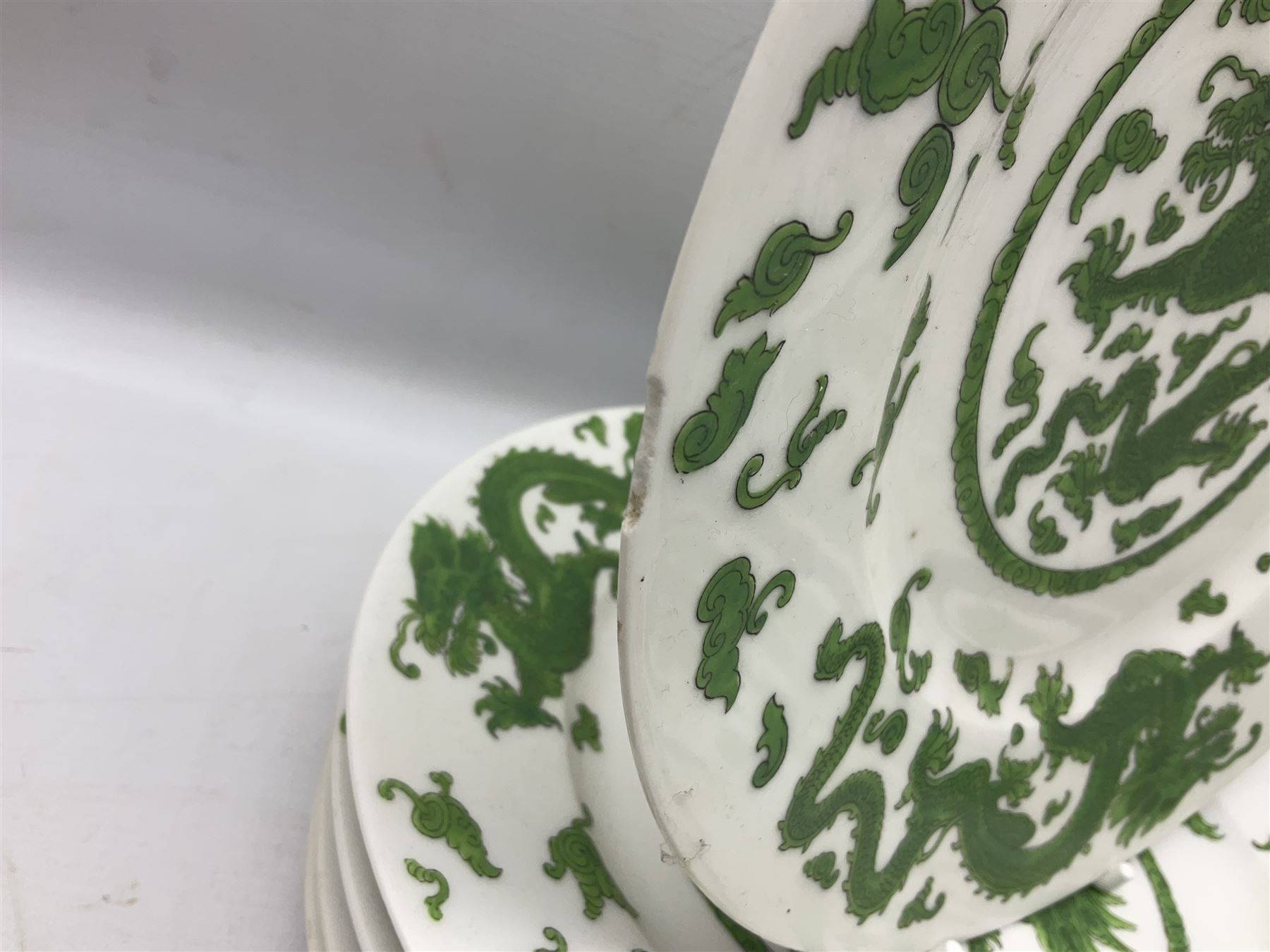 Set of eleven early 20th century Limoges for Green & Abbott of Oxford Street plates - Image 17 of 25