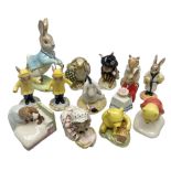 Nine Royal Doulton figures