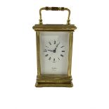English - 20th century 8-day carriage clock
