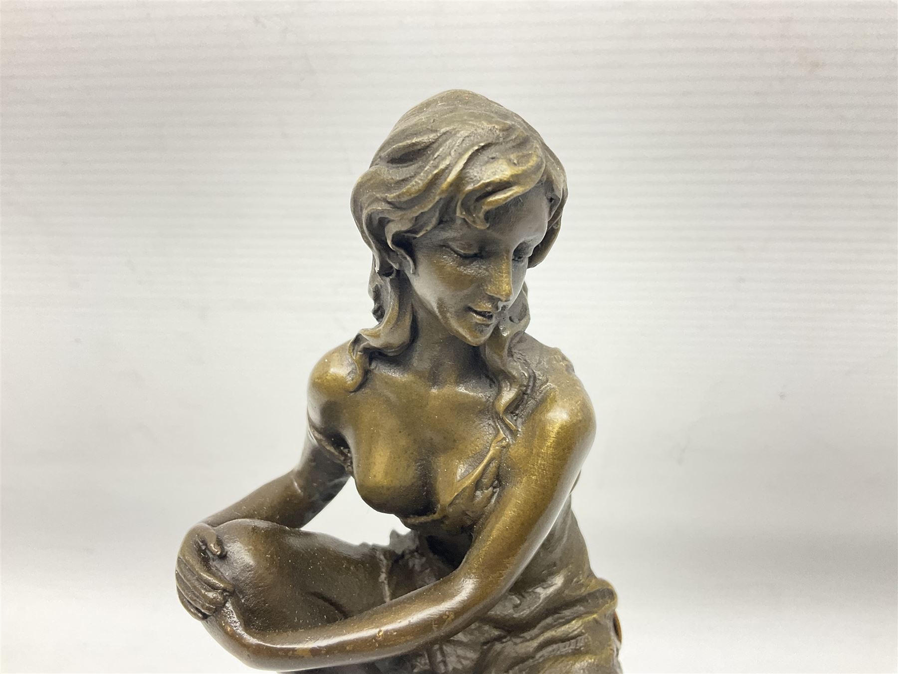 Art Deco style bronze modelled as a female figure - Image 2 of 9
