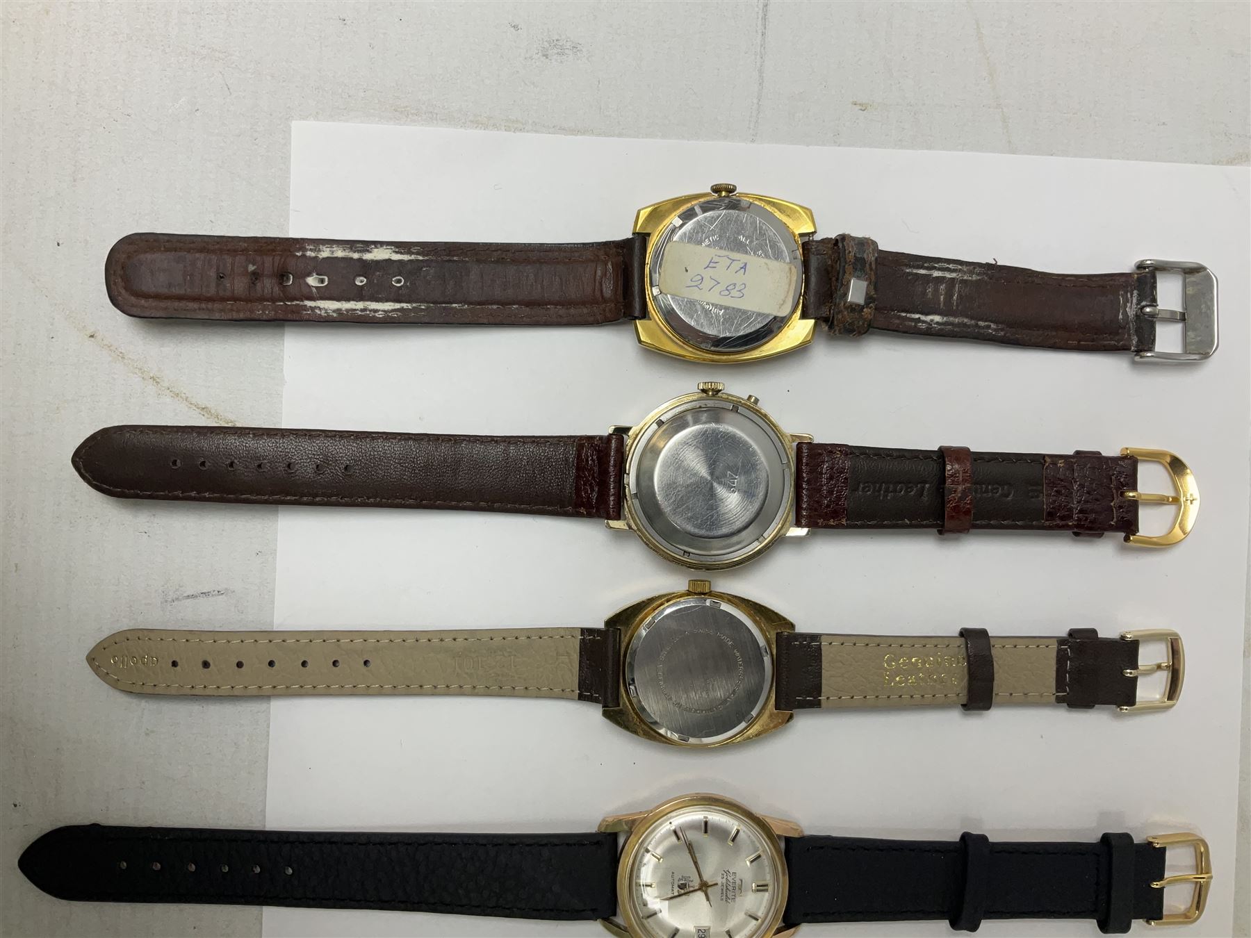 Five automatic wristwatches including Technos Everite Goldshield - Image 4 of 10