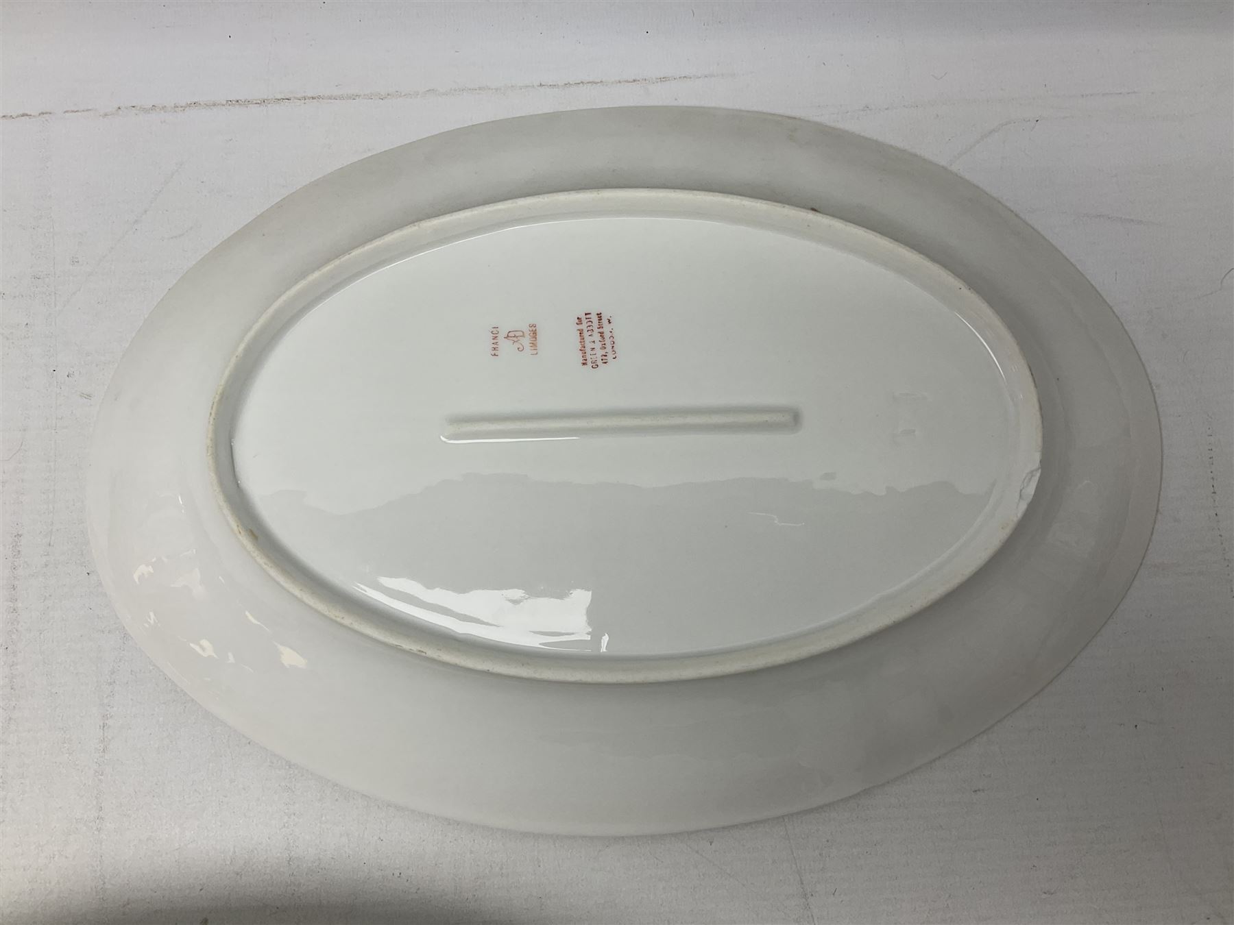 Set of eleven early 20th century Limoges for Green & Abbott of Oxford Street plates - Image 13 of 25