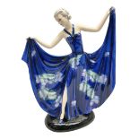 20th century American Goldscheider Art Deco figure