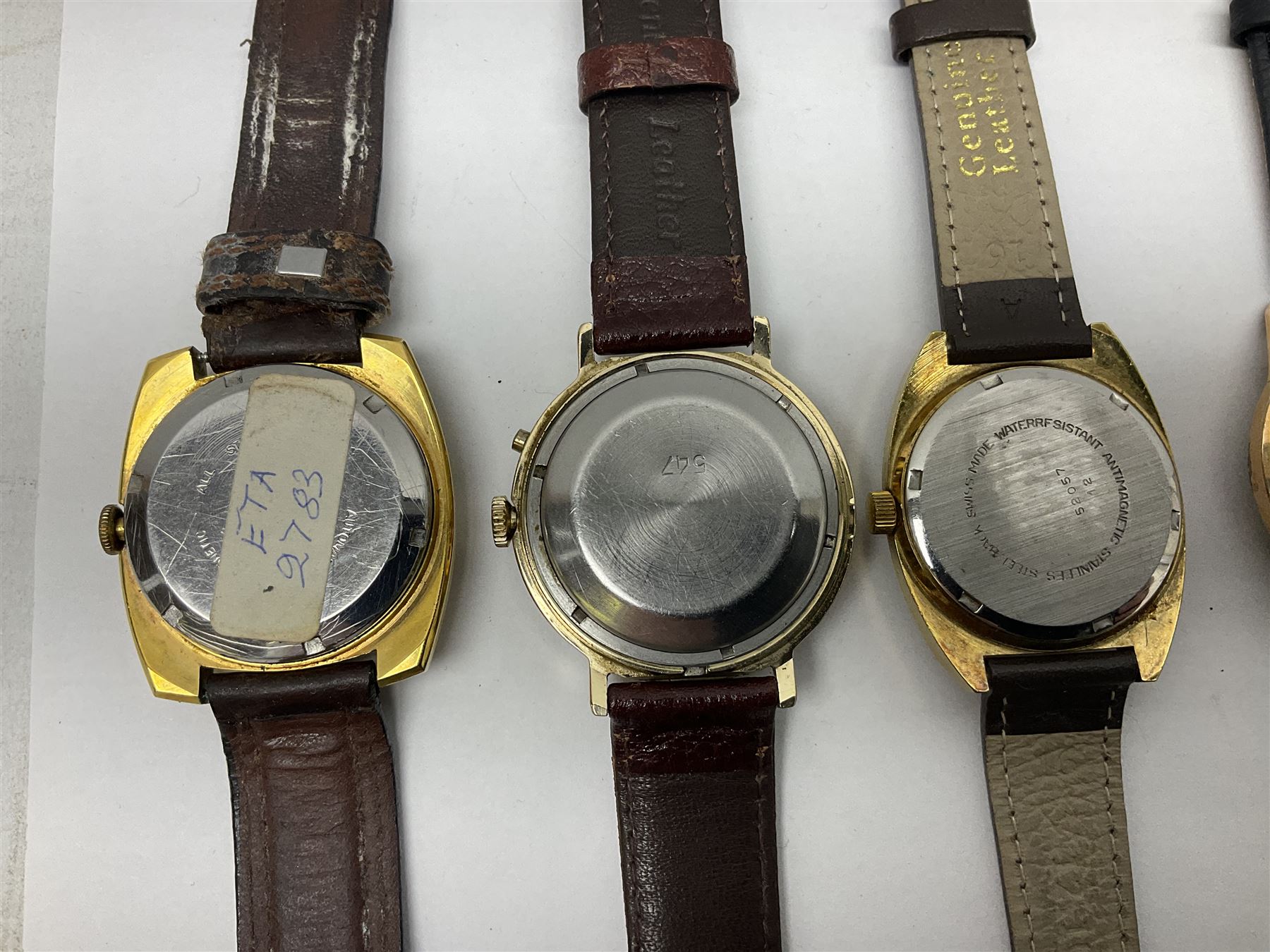 Five automatic wristwatches including Technos Everite Goldshield - Image 3 of 10