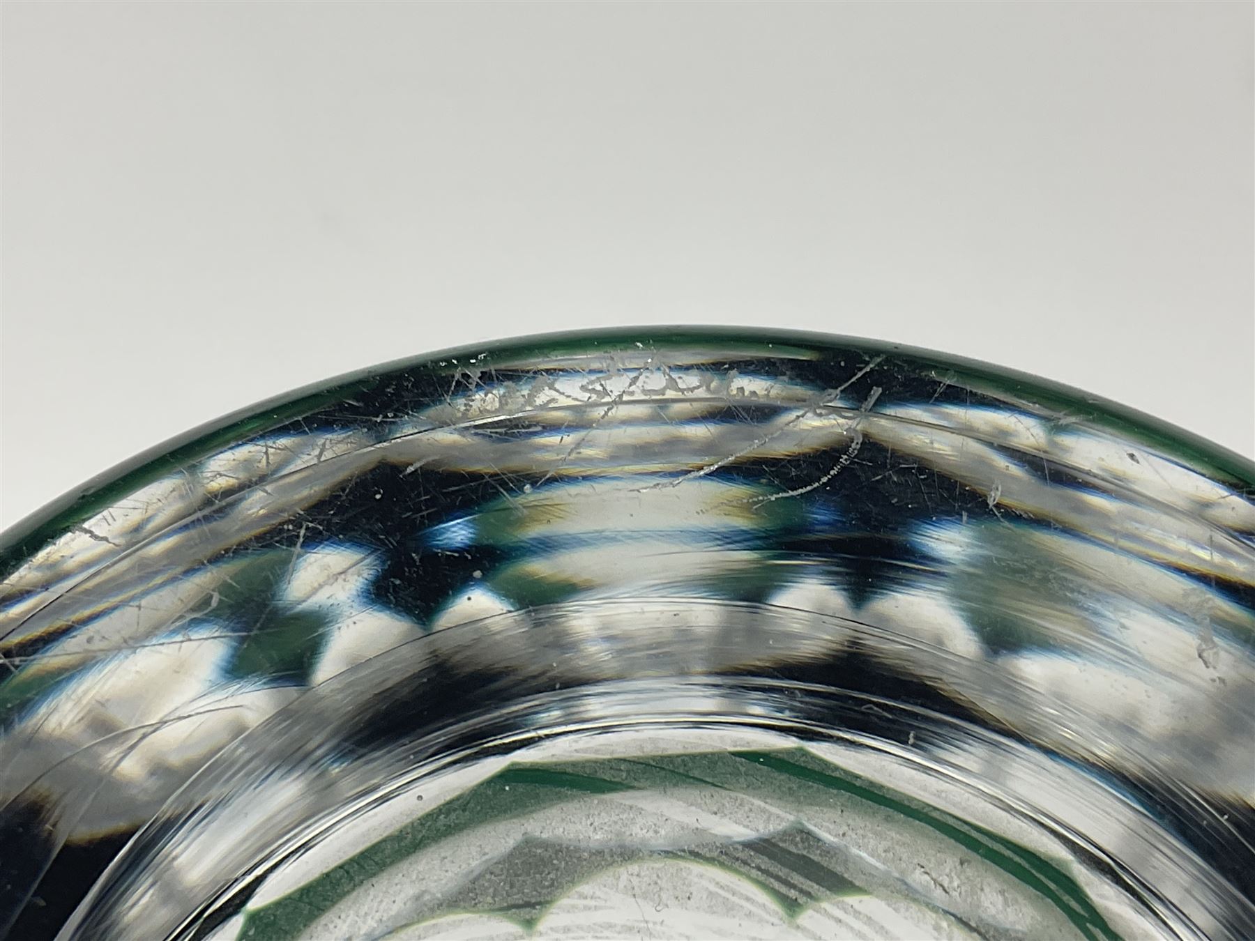 Val St Lambert style glass vase of shouldered ovoid form - Image 6 of 7
