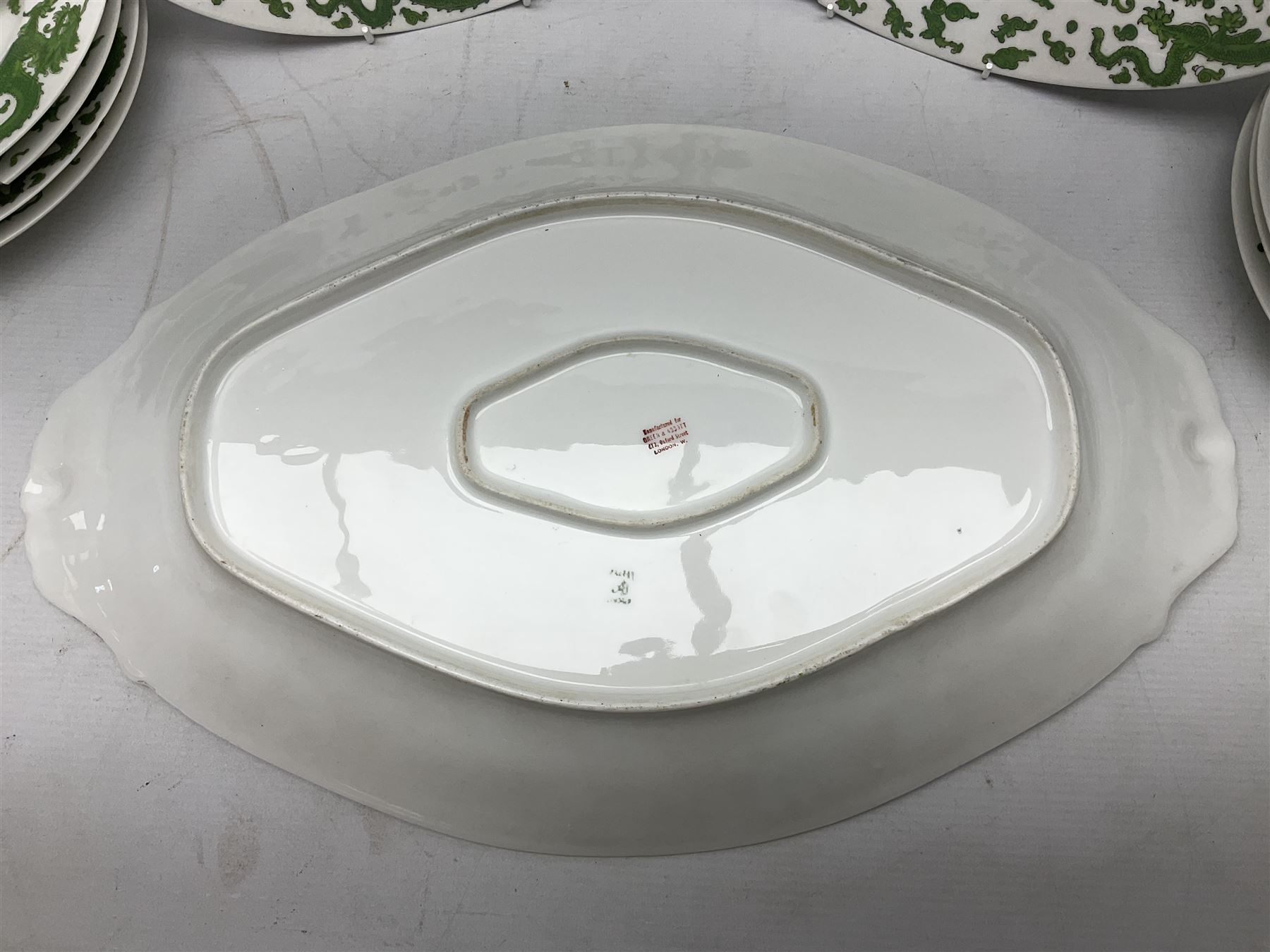 Set of eleven early 20th century Limoges for Green & Abbott of Oxford Street plates - Image 5 of 25
