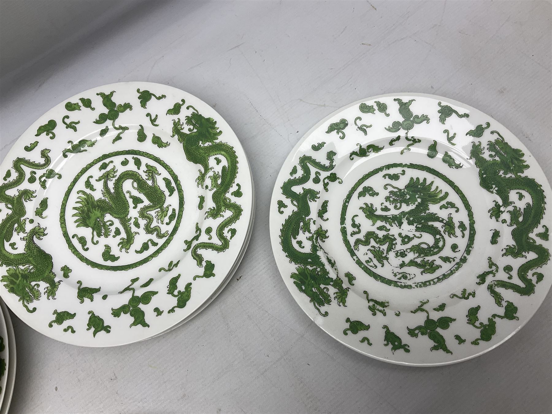 Set of eleven early 20th century Limoges for Green & Abbott of Oxford Street plates - Image 20 of 25