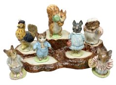 Seven Beswick Beatrix Potter figures