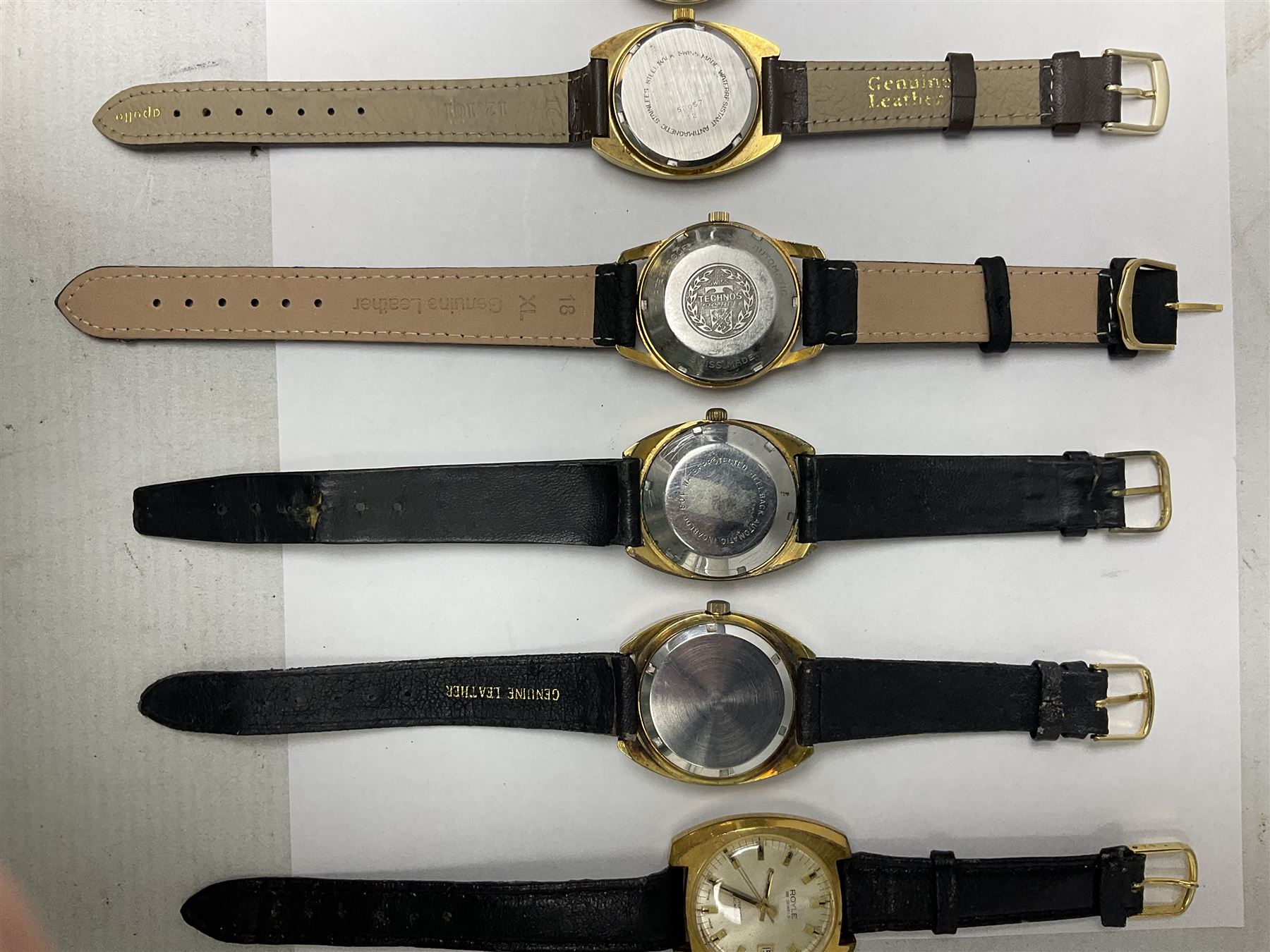 Five automatic wristwatches including Technos Everite Goldshield - Image 7 of 10