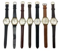 Five automatic wristwatches including Lucerne Lever 29 jewels