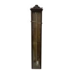 English - oak cased late 19th century Admiral Fitzroy mercury barometer