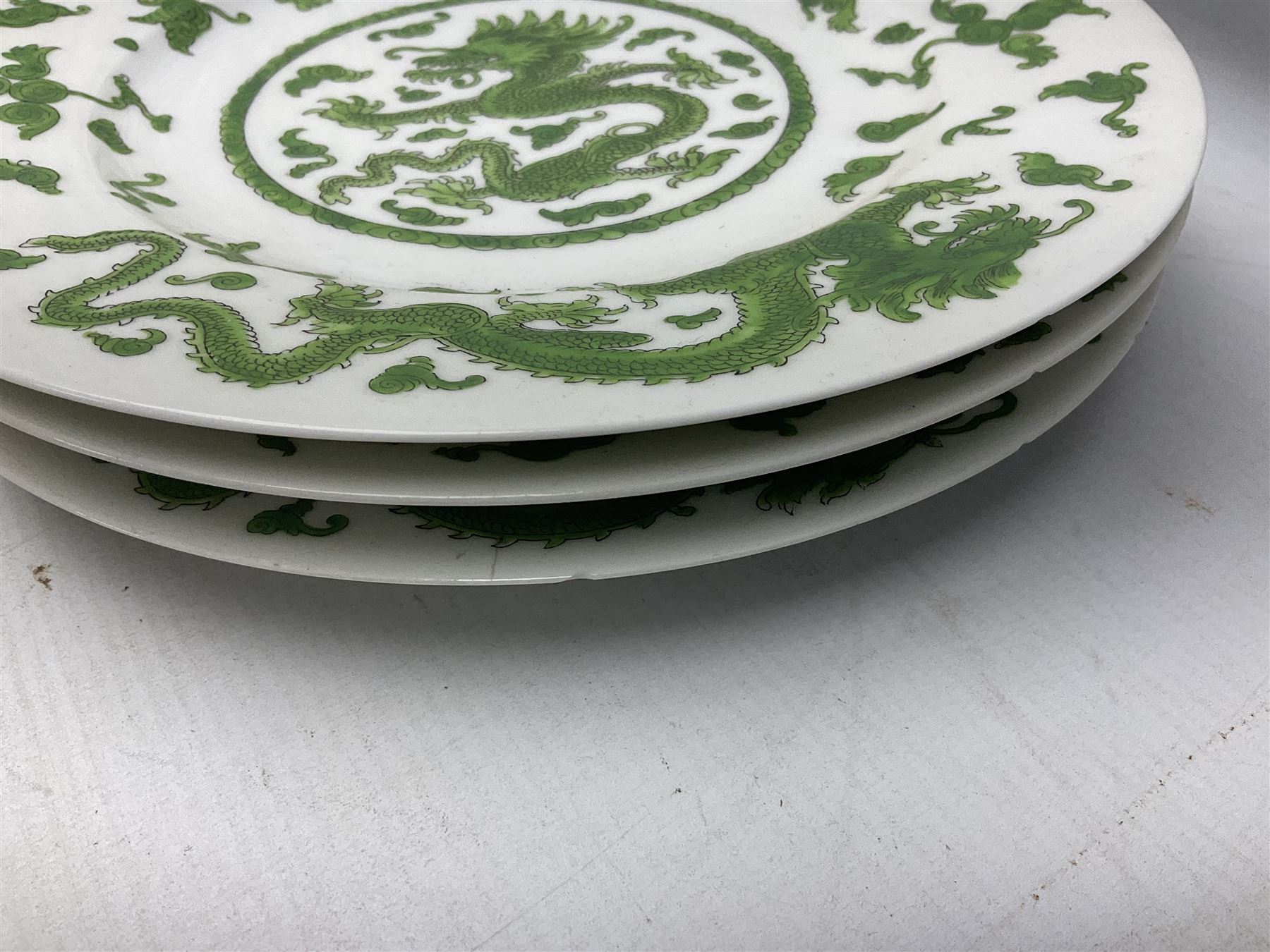 Set of eleven early 20th century Limoges for Green & Abbott of Oxford Street plates - Image 22 of 25