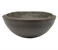 19th century pole lathe turned sycamore bowl