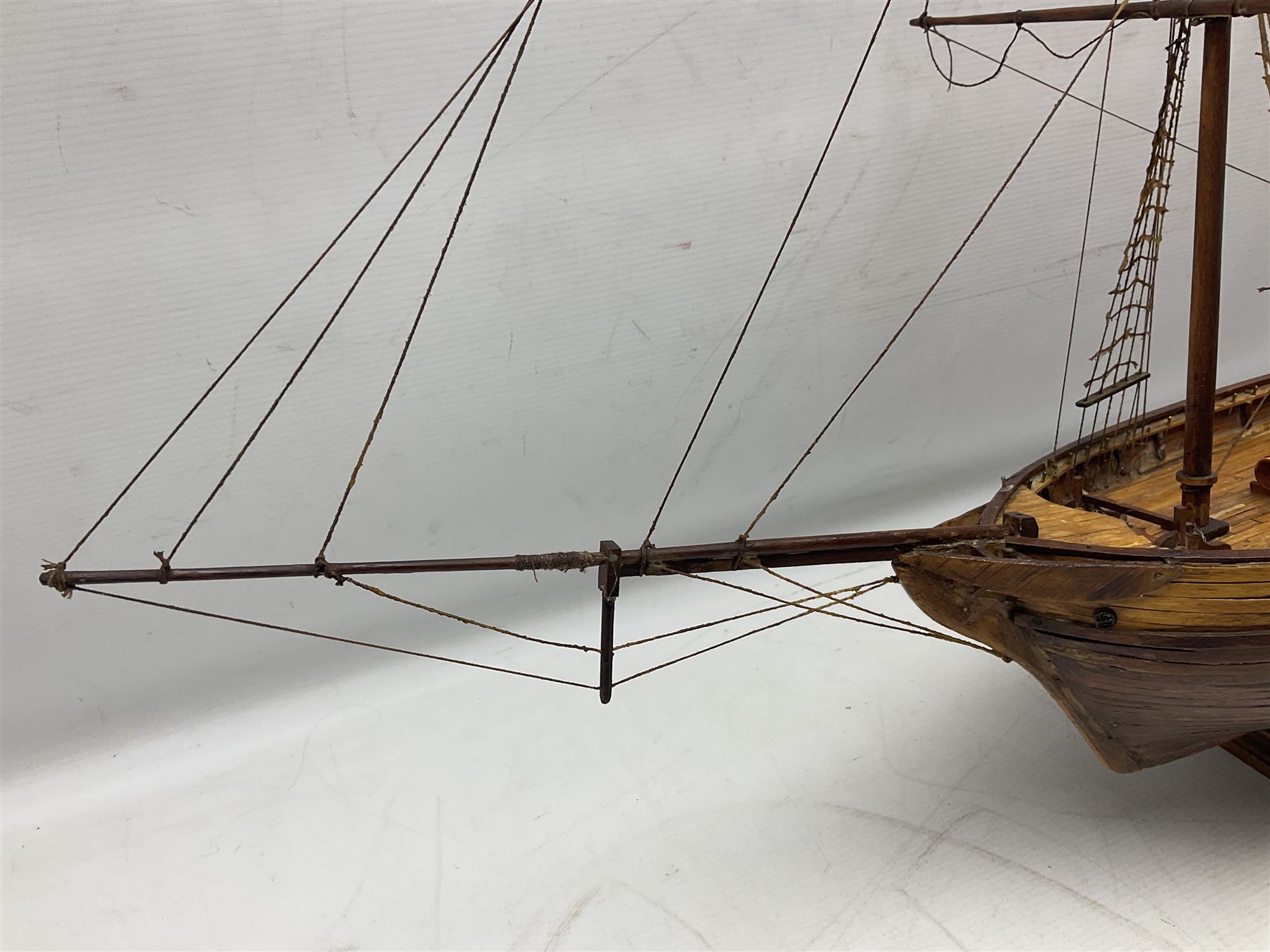 Scratch built model ship - Image 6 of 11