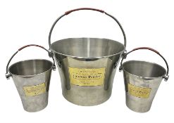 Stainless steel Laurent-Perrier champagne bucket