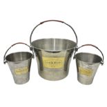 Stainless steel Laurent-Perrier champagne bucket