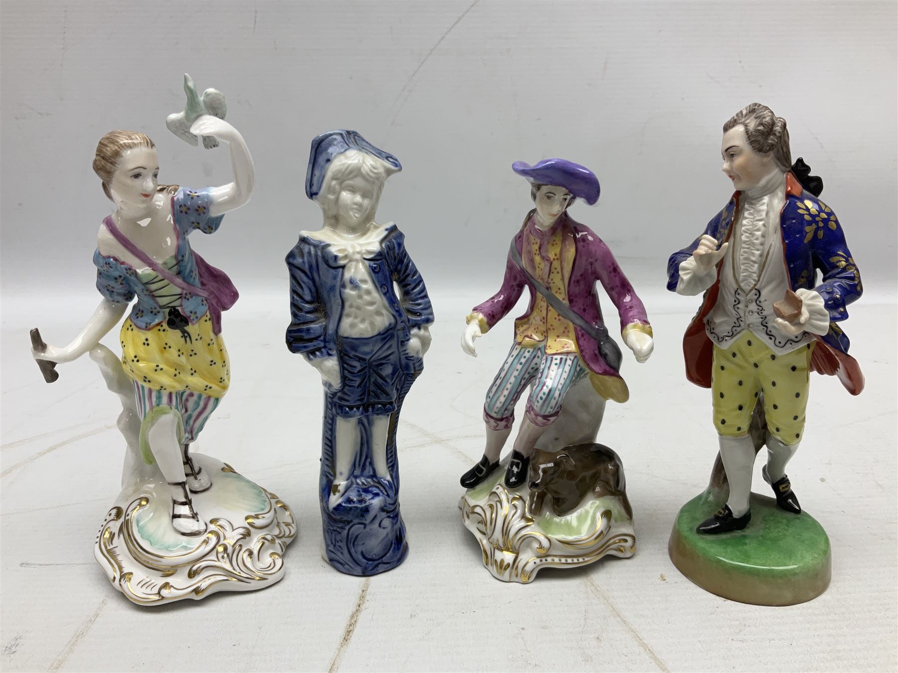 Seven Spode Chelsea figures - Image 2 of 18