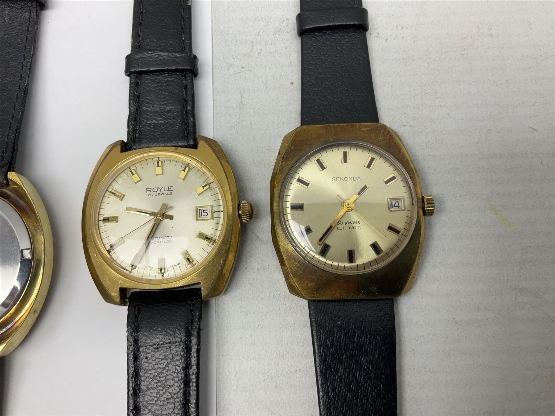 Five automatic wristwatches including Technos Everite Goldshield - Image 9 of 10